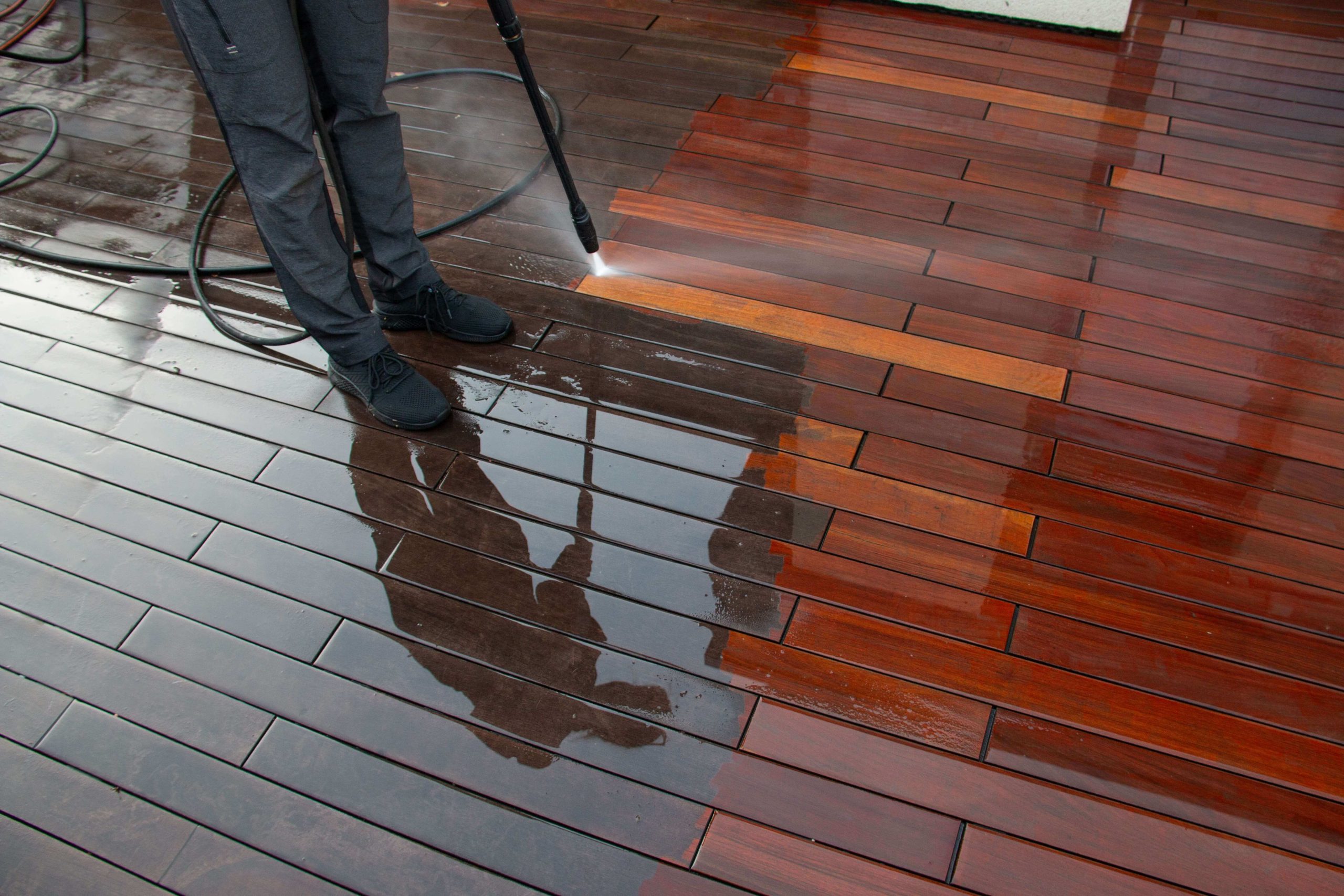 Decking Power Washing Cobham KT11